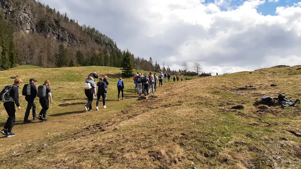 OPPTUR på engmarkene ved Semsvannet