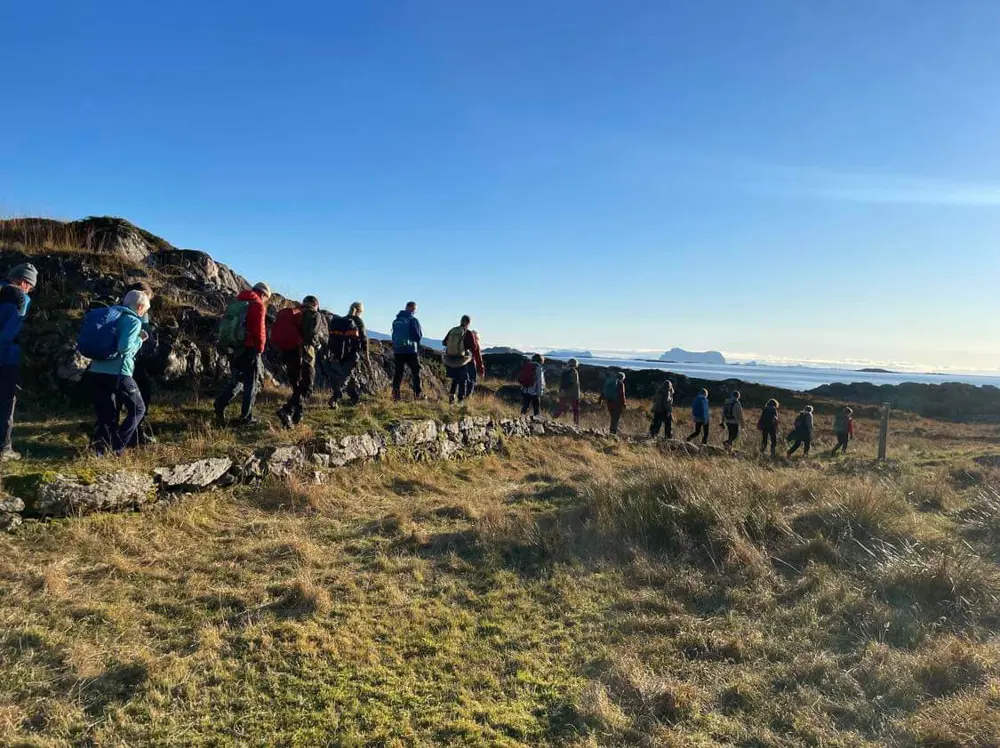 Turgruppe på tur