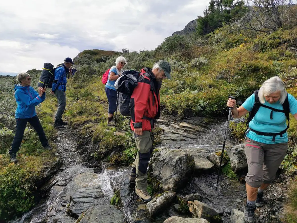 Osndagsgruppa på fjelltur