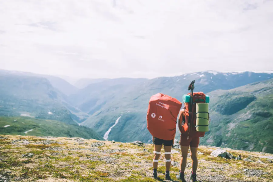 Andre uken av minutt for minutt gikk fem dager gjennom Jotunheimen. Bildet er fra turen fra Skogadalsbøen og ned mot Fleskedalen.