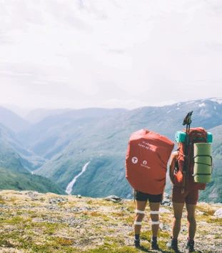 Andre uken av minutt for minutt gikk fem dager gjennom Jotunheimen. Bildet er fra turen fra Skogadalsbøen og ned mot Fleskedalen.
