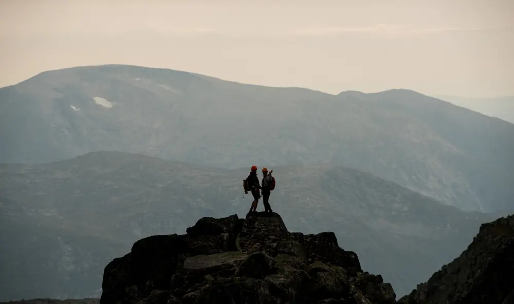 Bjørndalstraversen i Rosendalsalpene.