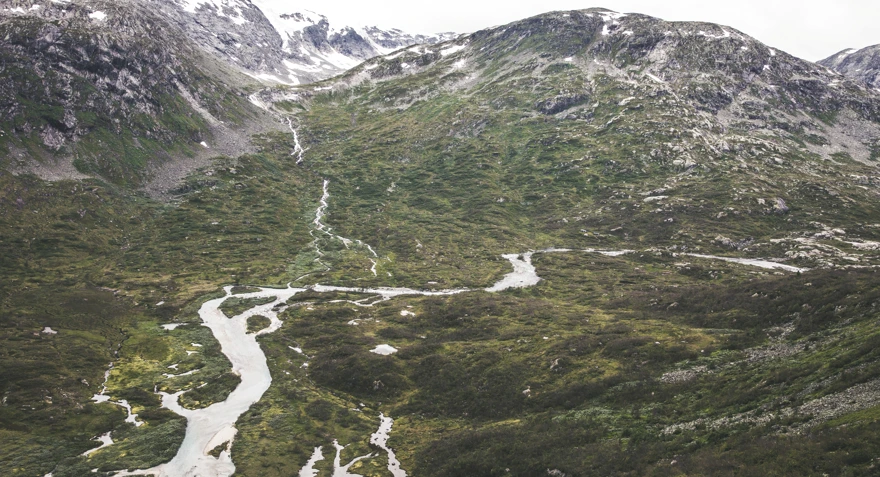 På vei fra Nørdstedalseter til Arentzbu