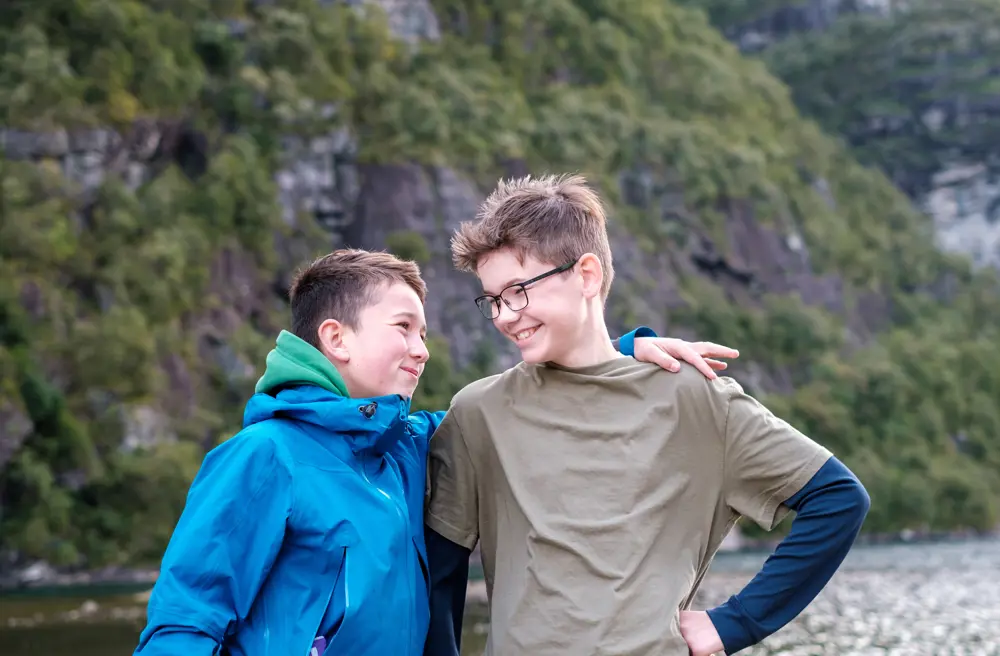 Bilder fra leirskole i Lysebotn, Lysefjorden turisthytte, september 2022. Elever fra 9. klasse på Kristianslyst skole.