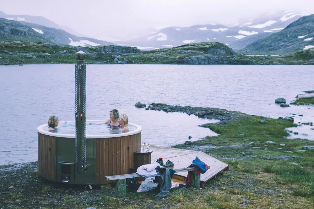 Badestampen på Geiterygghytta
