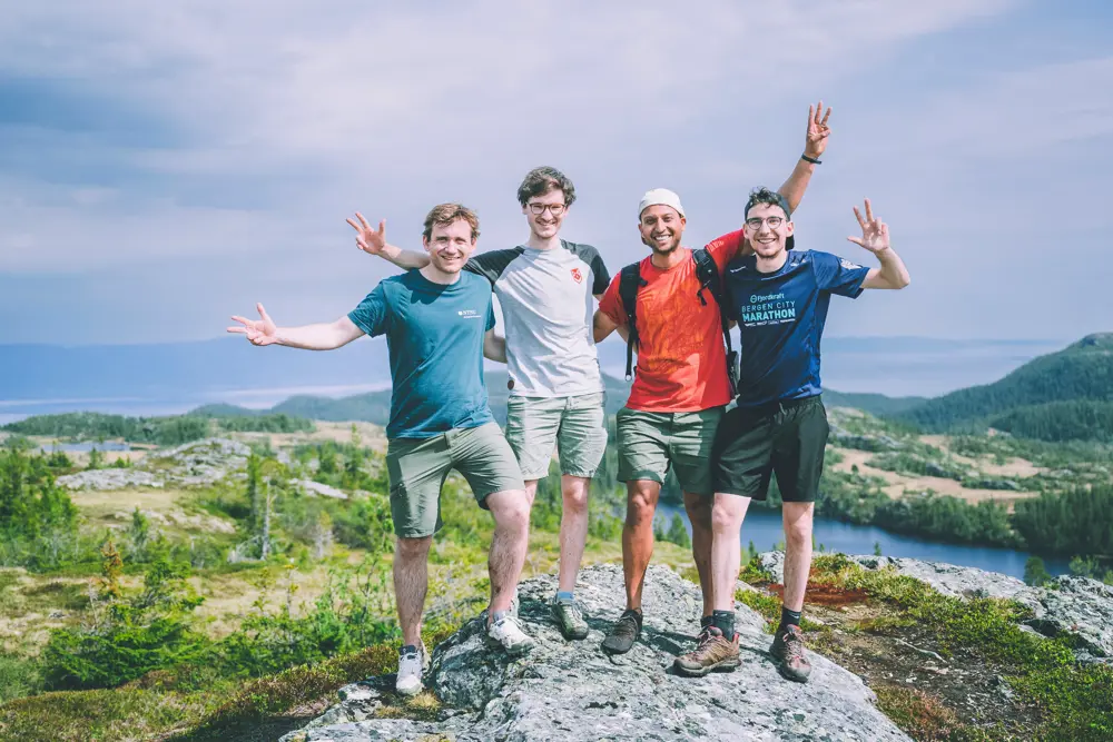 Topp 7 i Bymarka utenfor Trondheim.