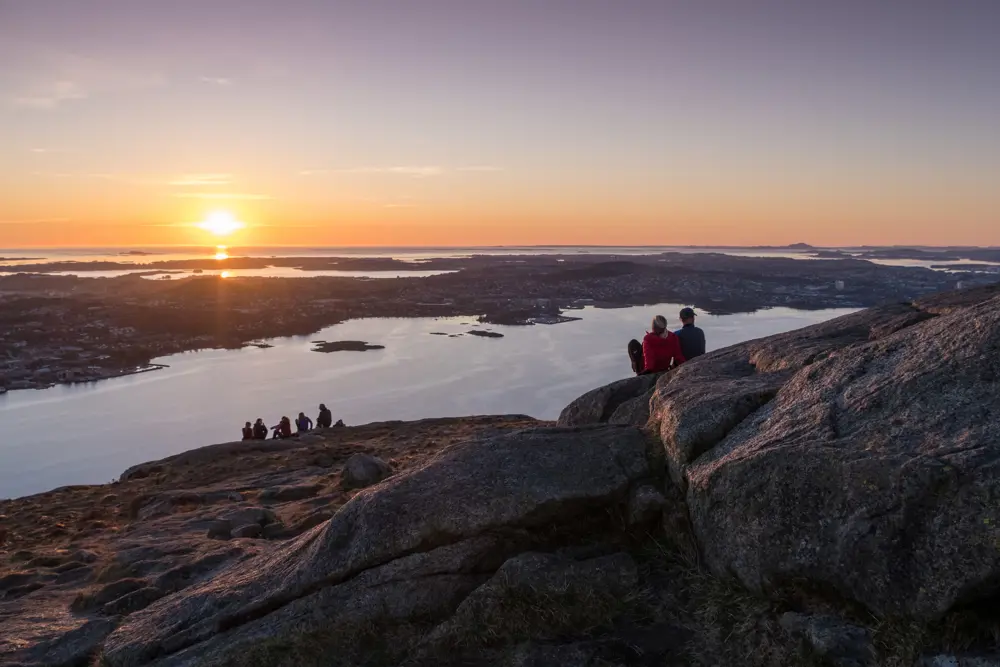 Solnedgangstur til Dalsnuten