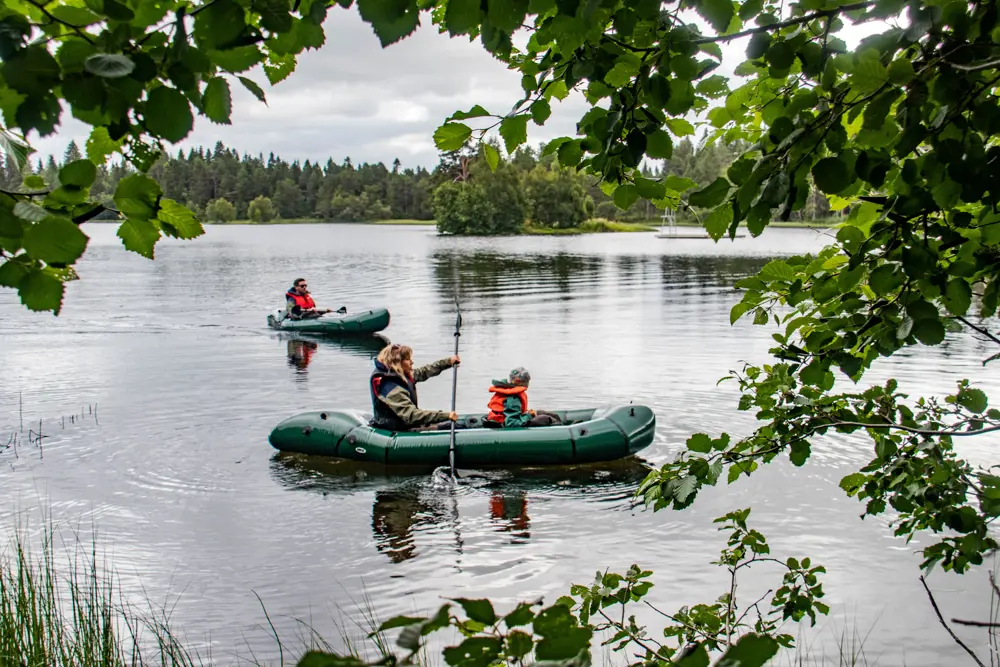 Packrafttur på Lianvatnet.