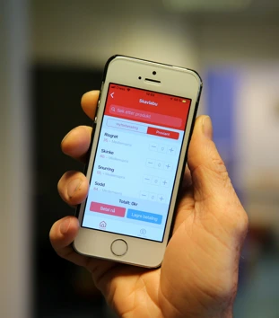 Smarttelefon - kan brukes til å betale for hytteopphold