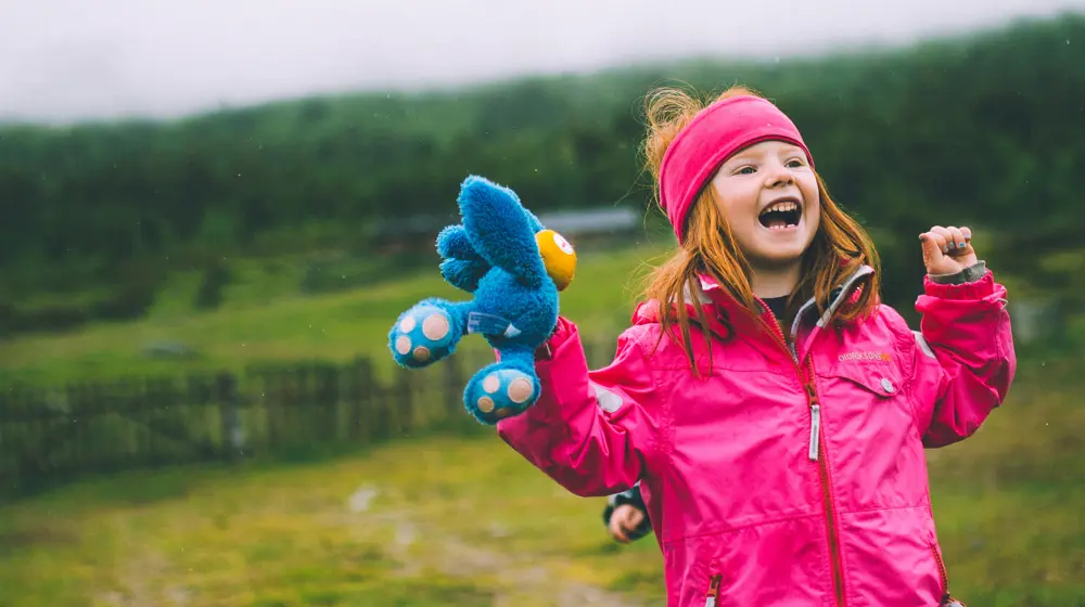 Barnas turlag med familicamp på Sota sæter i Juli 2015. 