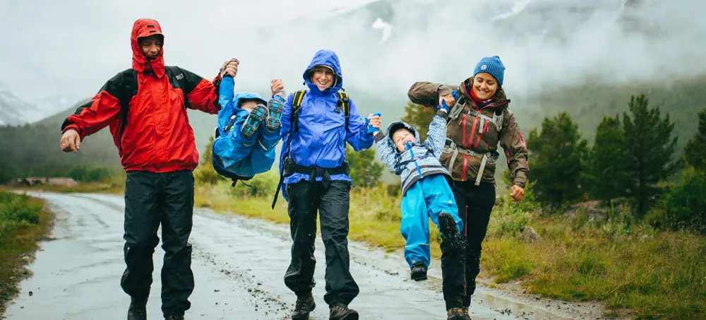 Barnas turlag med familicamp på Sota sæter i Juli 2015. 
