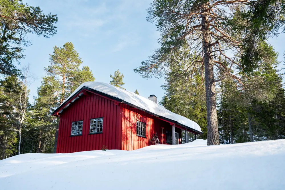 Hovlandshytta. DNT Drammen. Ny hytte.
