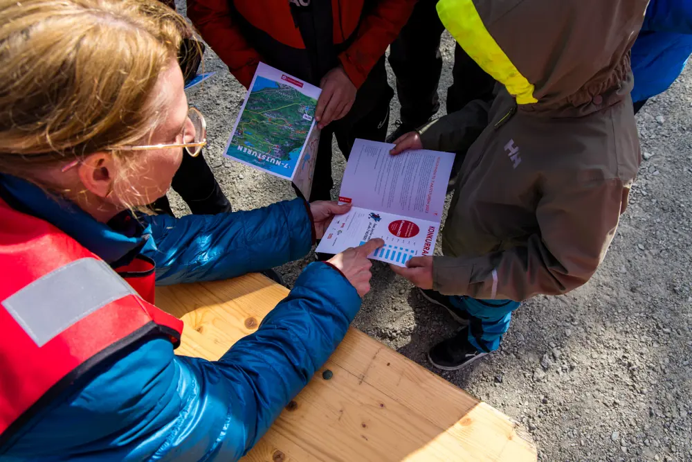 Bilder fra 7-nutsturen 2023 hvor løypa gikk fra Vatne skytebane og innom nyheten Timpeltu.