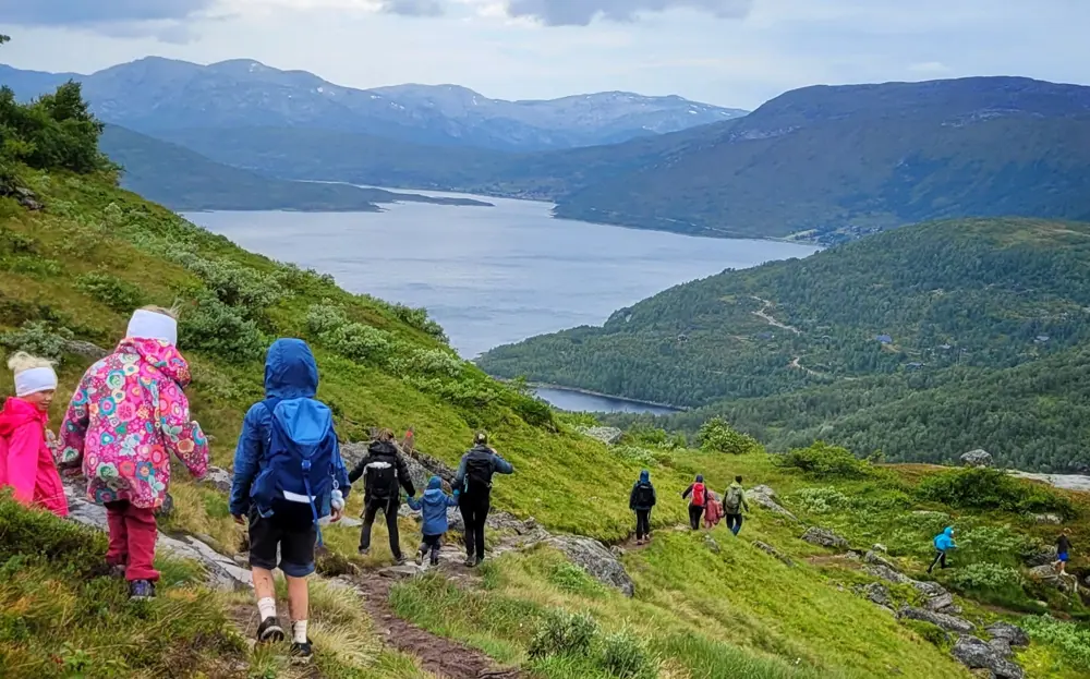 Minimarsjen med Borna sitt Turlag