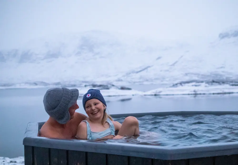 Familietur til Haukeliseter fjellstue en vakker helg i november.