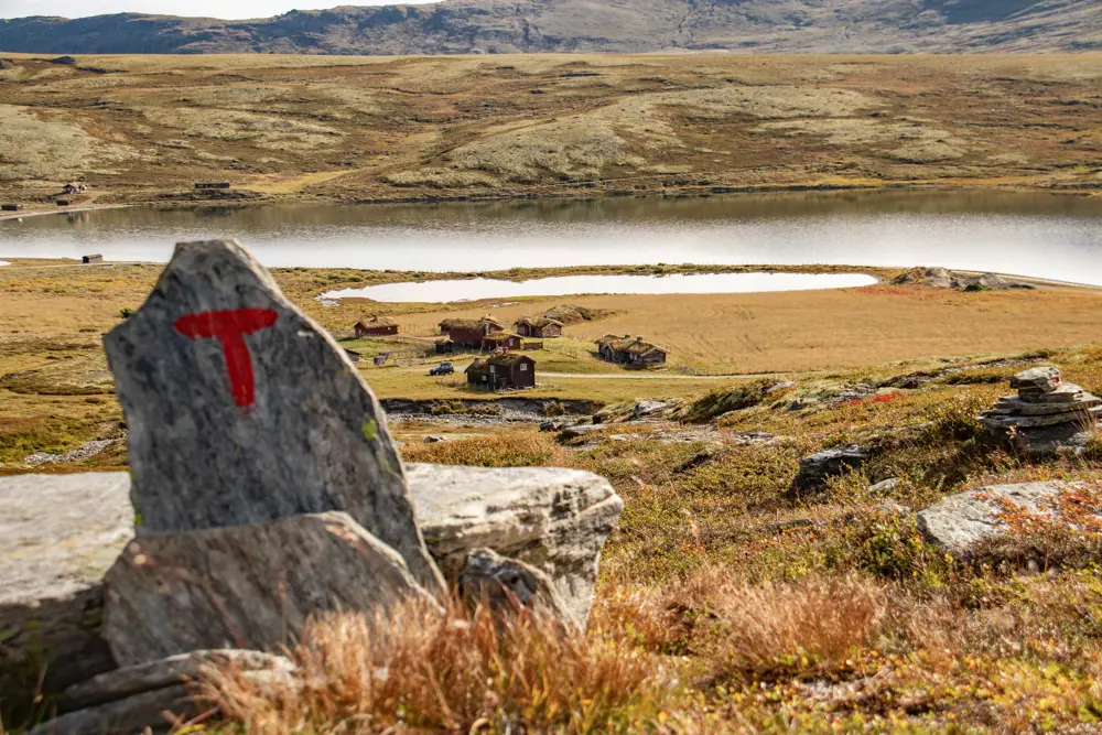 Orkelsjøhytta september 2023.