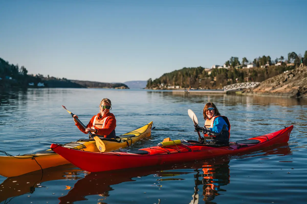 kajakkpadling på Breivoll Gård